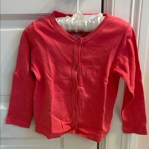 Petit Bateau Coral Button-Down Shirt for Kids